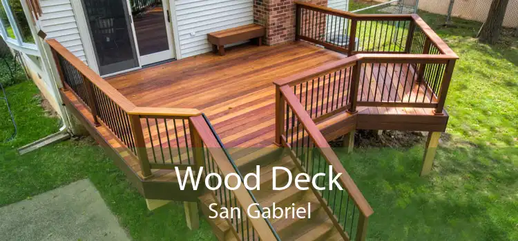 Wood Deck San Gabriel