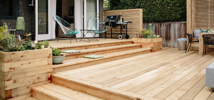 Cedar Decking in San Gabriel, CA