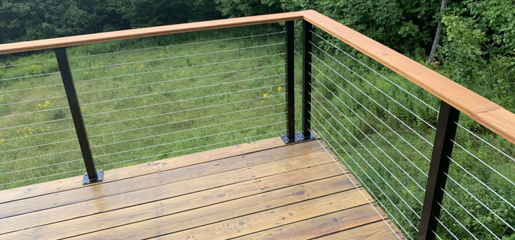 Installing Deck Cable Railing in San Gabriel, CA